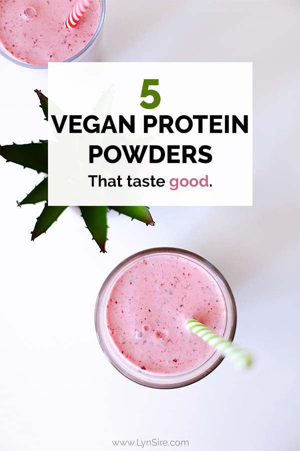 5 Vegan Protein Powders that taste good