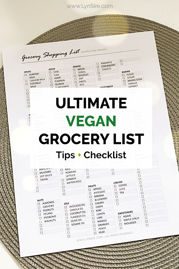 Ultimate vegan grocery list Tips and Checklist