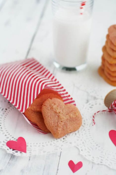 vegan gluten free valentines cookies