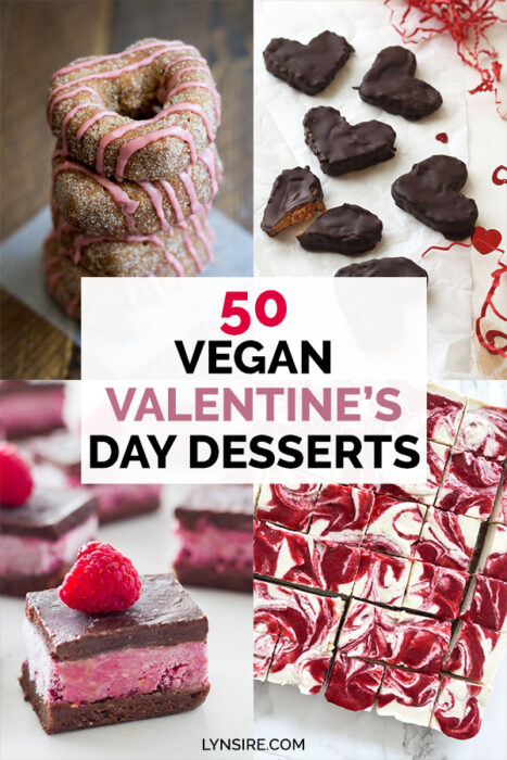 Vegan valentines day desserts