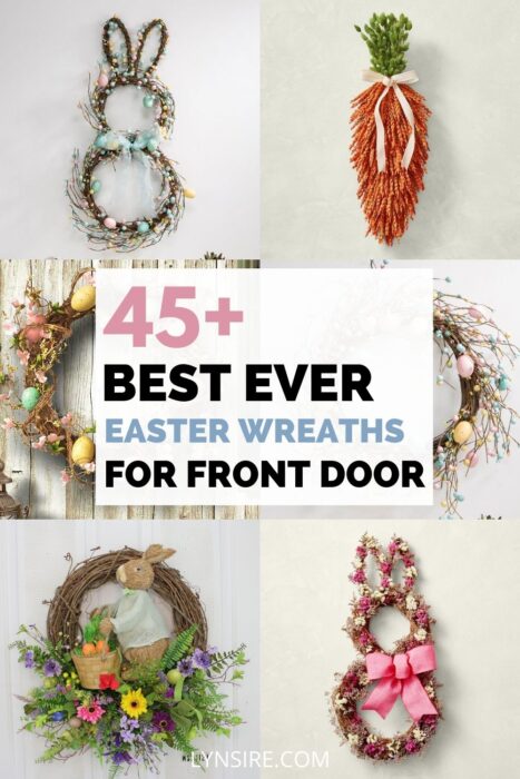 Easter wreath signs