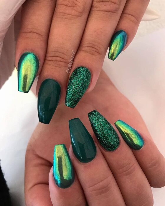 St Patrick's Day Nails