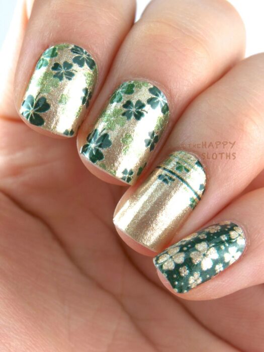 St Patrick's Day Nails