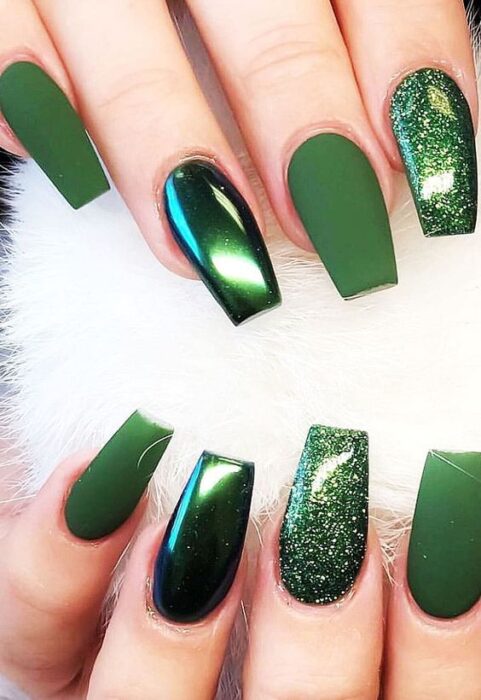 St Patrick's Day Nails