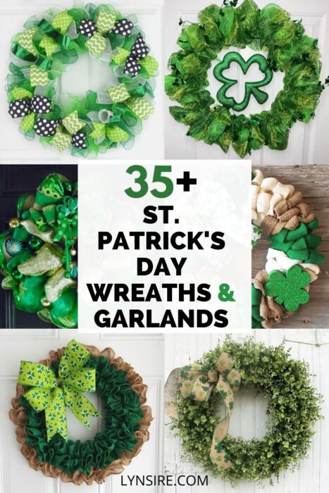 st patrick's day wreath