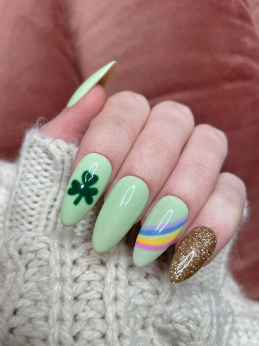 st patrick's day nails