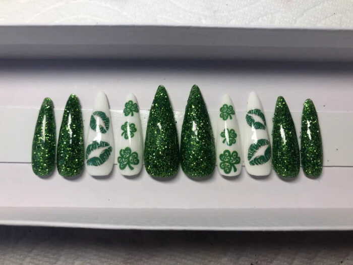 st patrick's day nails