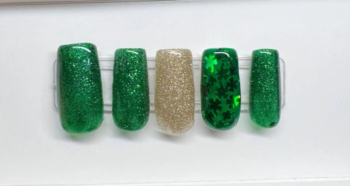 st patrick's day nails