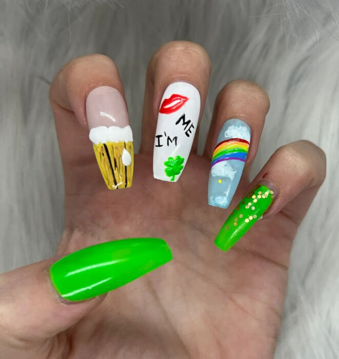 st patrick's day nails