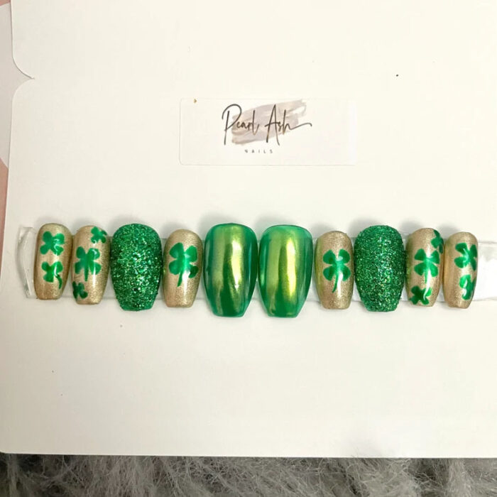 st patrick's day nails