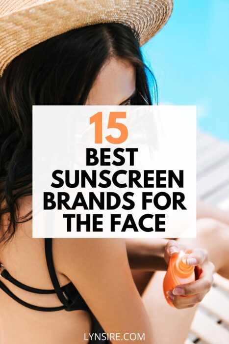 Sunscreen for face