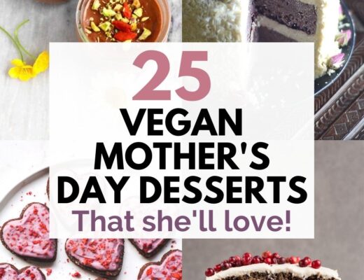 Vegan mothers day desserts