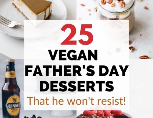 Vegan father's day desserts