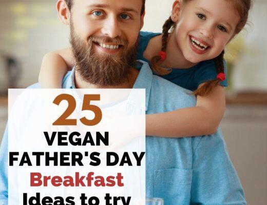 Vegan father's day breakfast