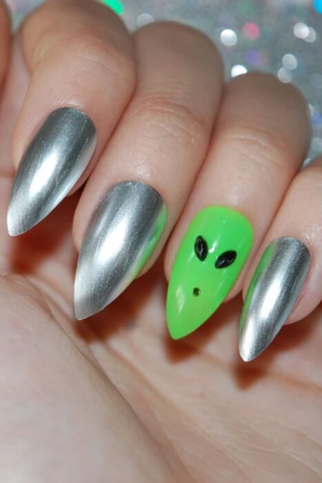 alien nail stickers