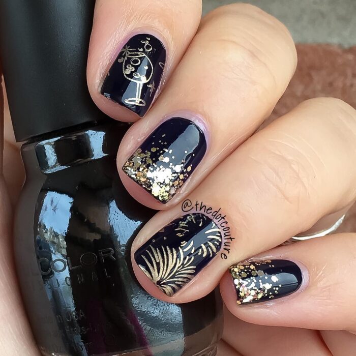 new years nails