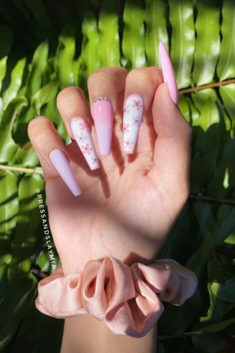 pink nail designs