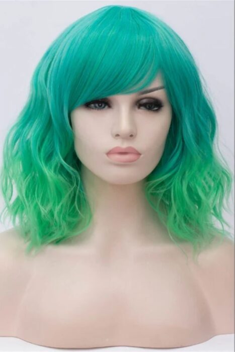 green hair