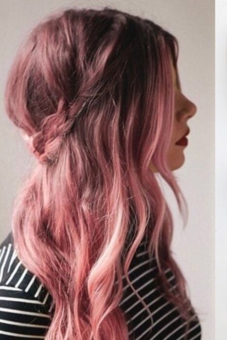 pink hair