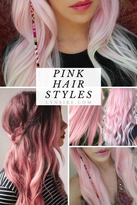 pink hair styles