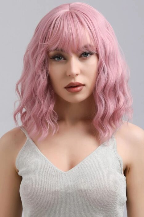 pink hair extensions