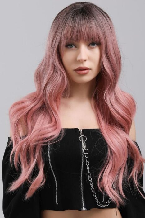 pink hair spray