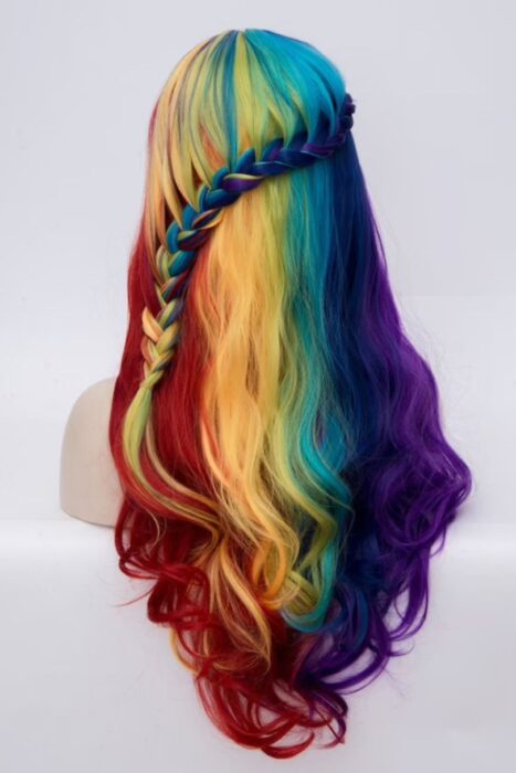 rainbow hair