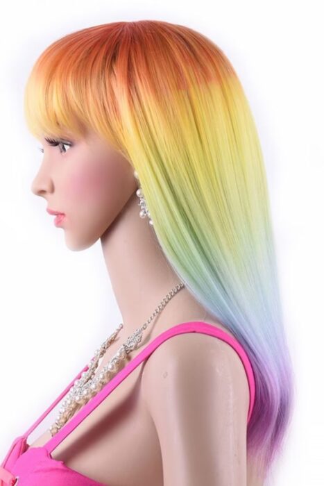 rainbow hair