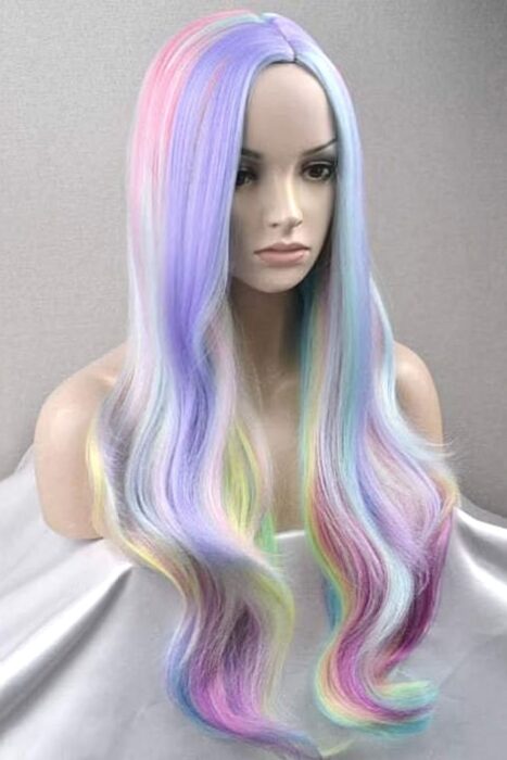 rainbow hair