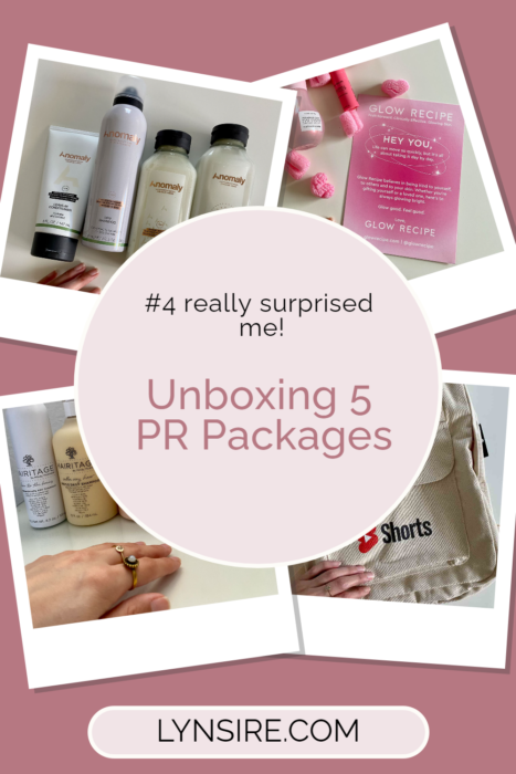 unboxing pr pacakges