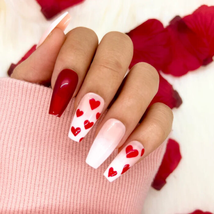 valentines day nails