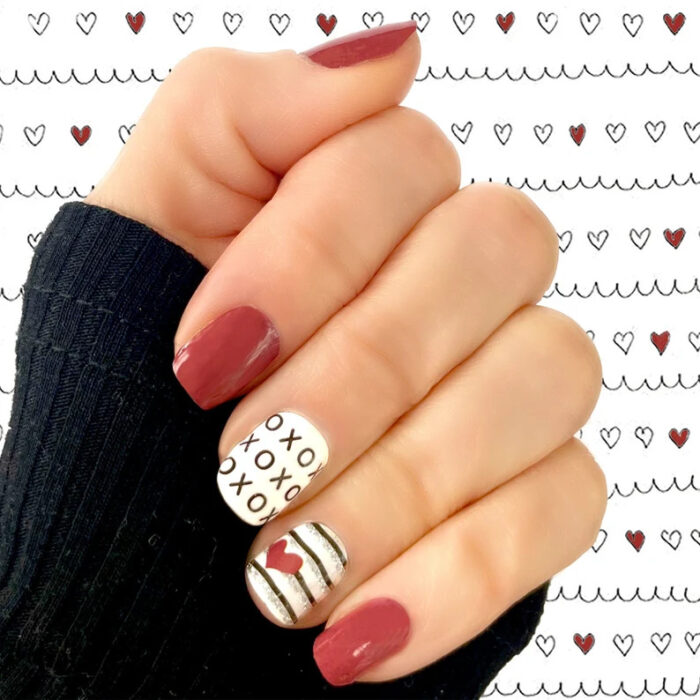 valentines day nails