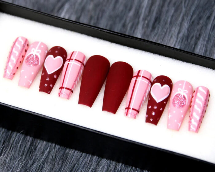 valentines day nails