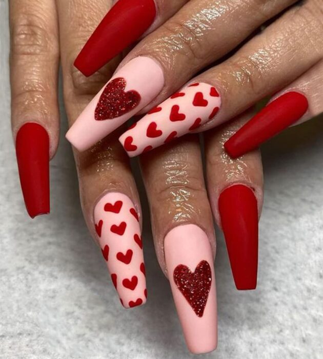 valentines day nails