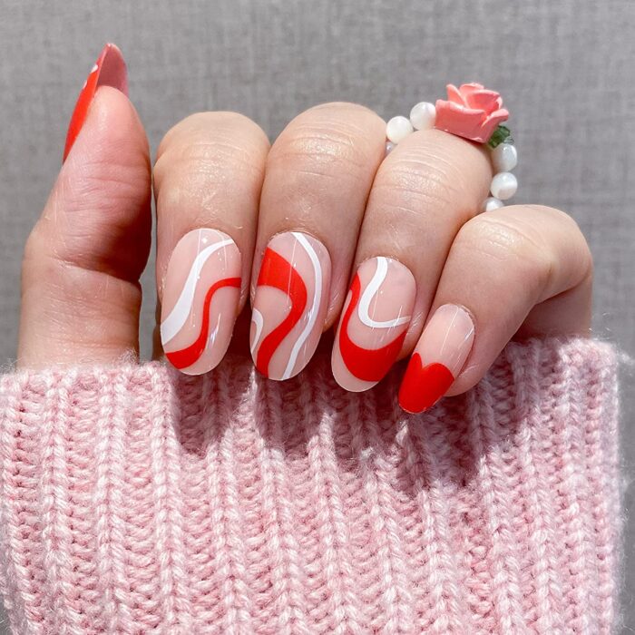 valentines day nails