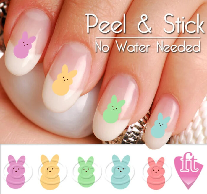 easter nail decals