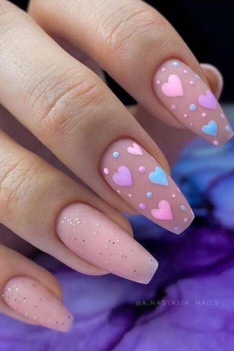 heart nail designs