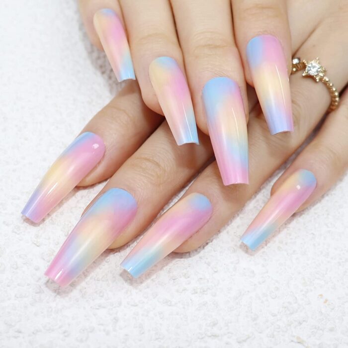 pastel nails