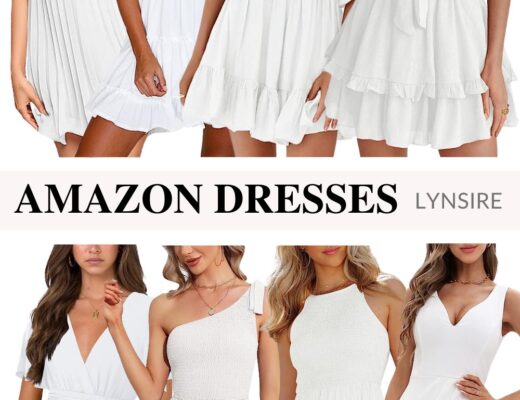 amazon white dresses