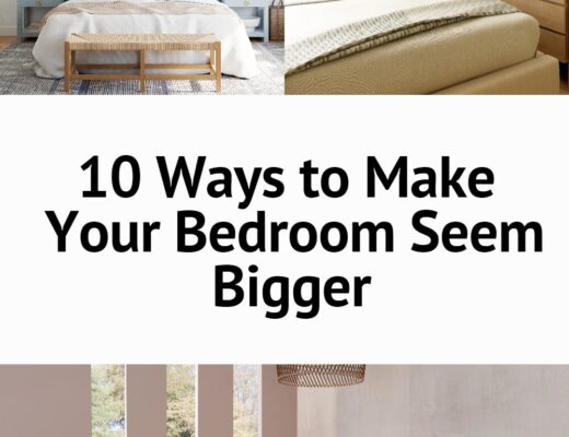 make bedroom seem bigger