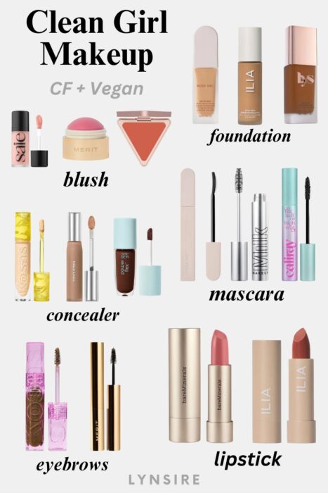 clean girl makeup