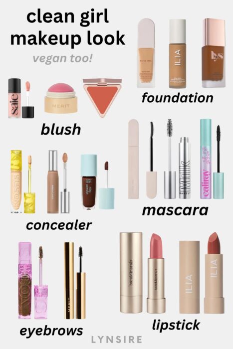 clean girl makeup